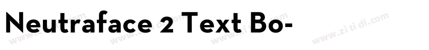 Neutraface 2 Text Bo字体转换